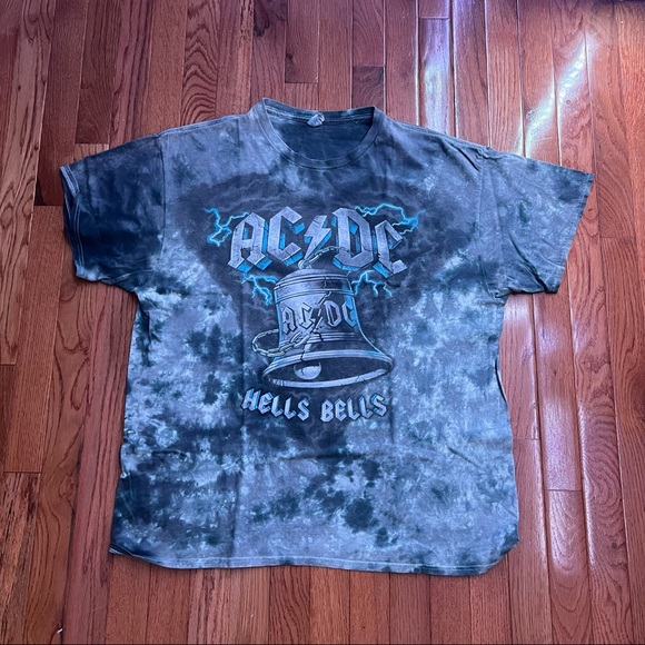 AC/DC | Shirts | Vintage Acdc Tie Dye Tshirt | Poshmark